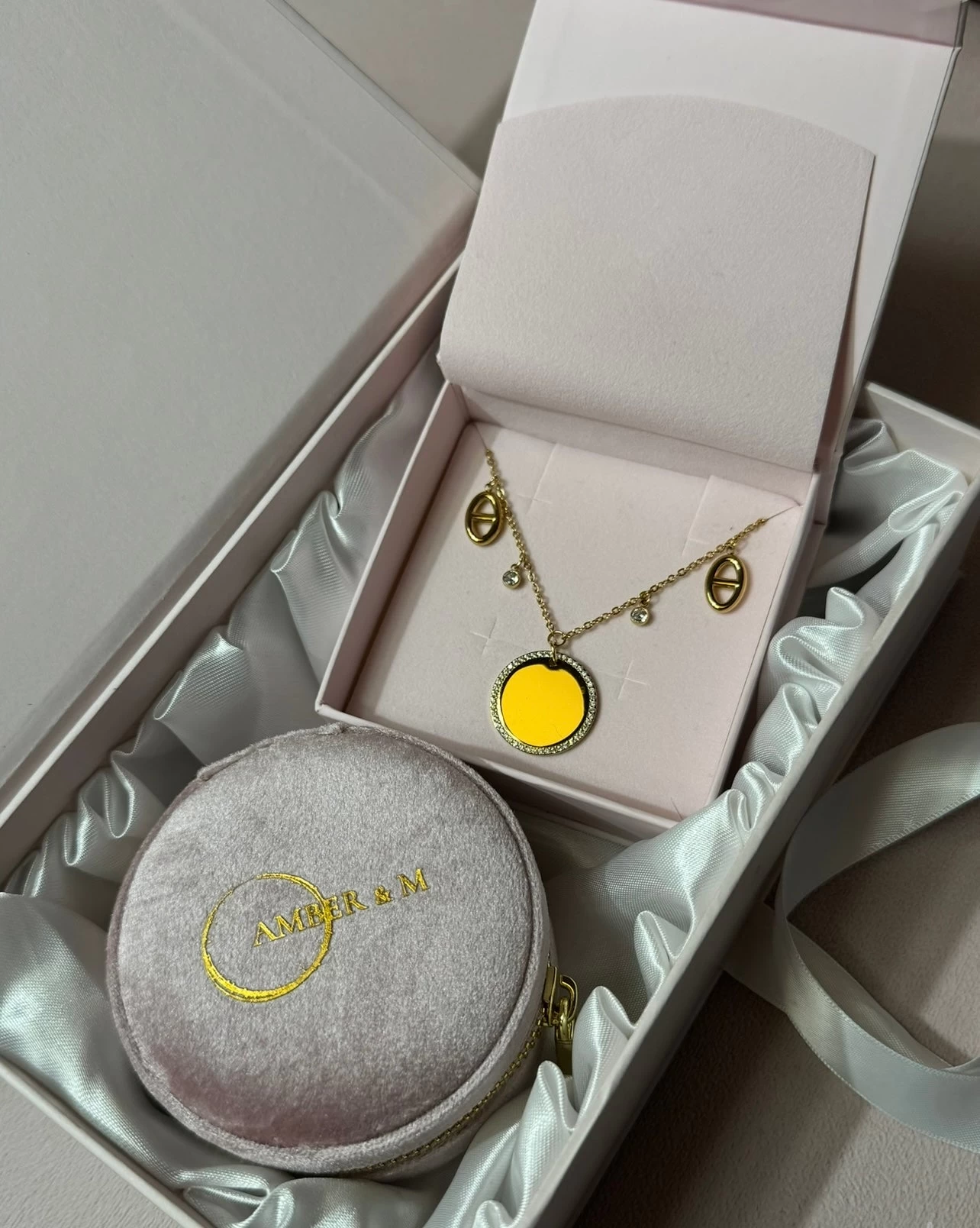Coffret Collier "Rose Doré" – Image 2