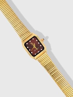 Montre "Brown Courchevel"