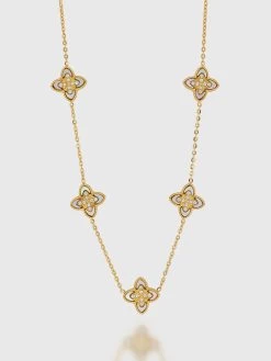 Collier "Gold Rubis"